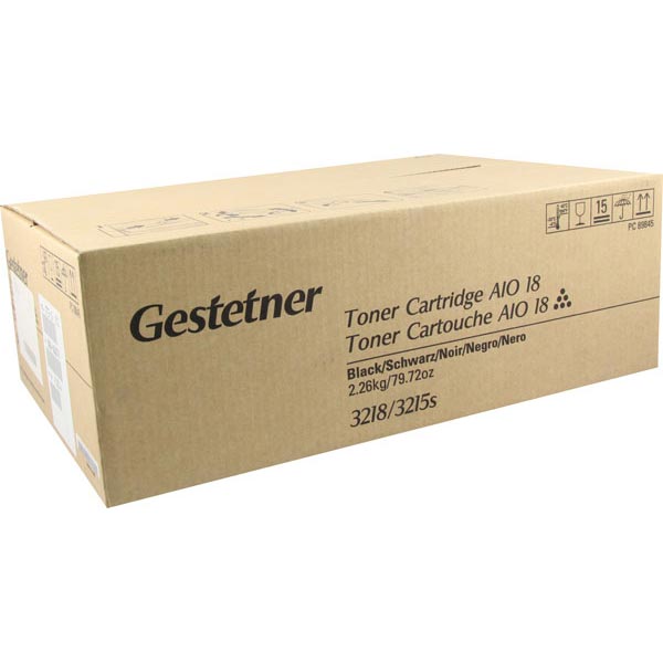 Gestetner 89845 (Type AIO-18) OEM Black Toner Cartridge