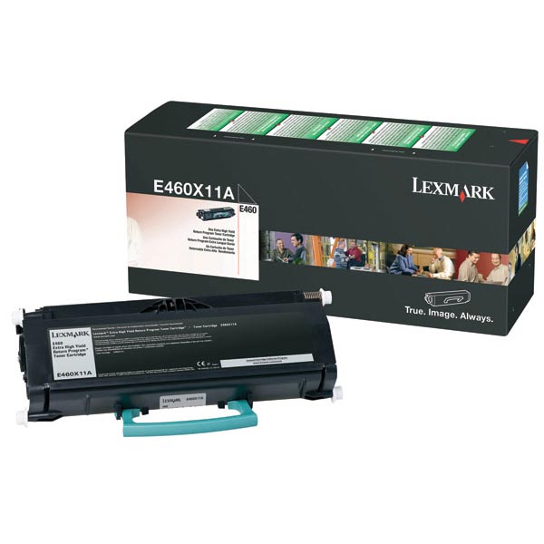 Lexmark E460X11A OEM Extra High Yield Black Toner Printer Cartridge