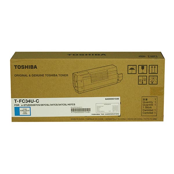 Toshiba TFC34UC OEM Cyan Toner Cartridge