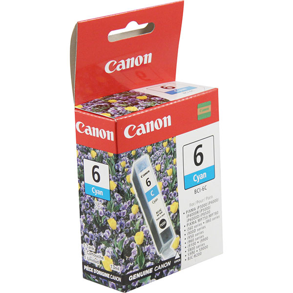 Canon 4706A003 (BCI-6C) OEM Cyan Inkjet Cartridge