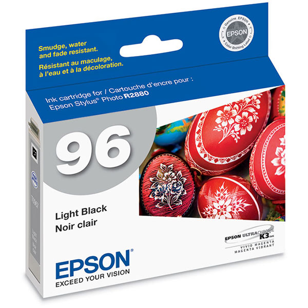 Epson T096720 (Epson 96) OEM Light Black Inkjet Cartridge