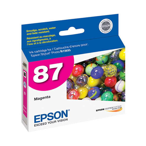 Epson T087320 (Epson 87) OEM Magenta Inkjet Cartridge