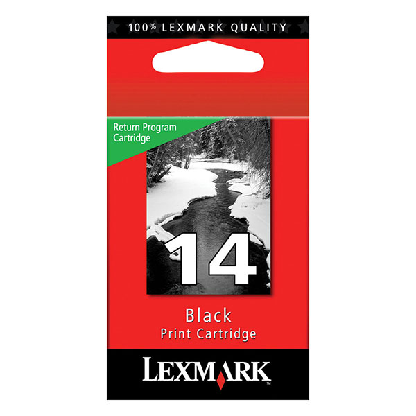 Lexmark 18C2090 (Lexmark #14) OEM Black Inkjet Cartridge