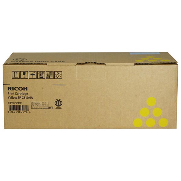 Ricoh 406478 (Type SPC310HA) OEM Yellow Toner Cartridge