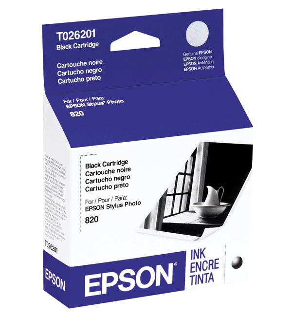 Epson T026201 (Epson 26) OEM Black Inkjet Cartridge