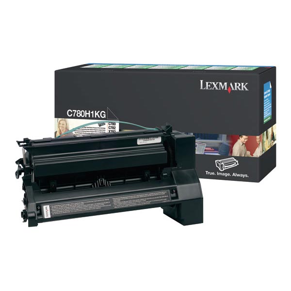 Lexmark C780H1KG OEM High Yield Black Print Cartridge
