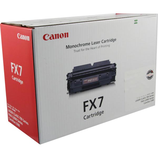 Canon 7621A001AA (FX-7) OEM Black Toner Cartridge