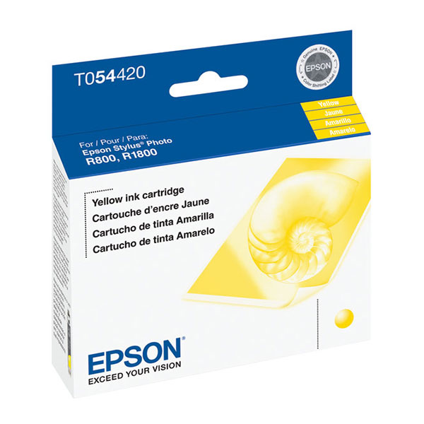 Epson T054420 (Epson 54) OEM Yellow Inkjet Cartridge