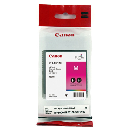 Canon 0885B001AA (PFI-101M) OEM Magenta Inkjet Cartridge