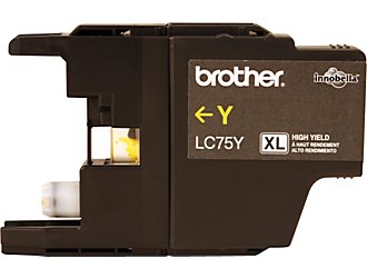Premium LC-75Y Compatible Brother Yellow Inkjet Cartridge