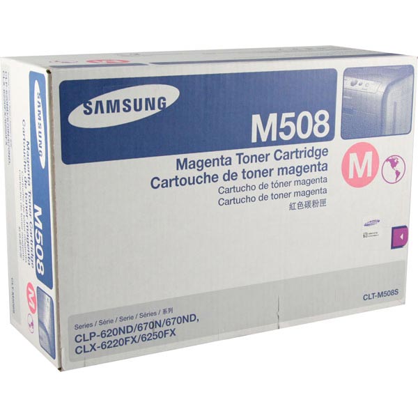 Samsung CLT-M508S OEM Magenta Toner Cartridge