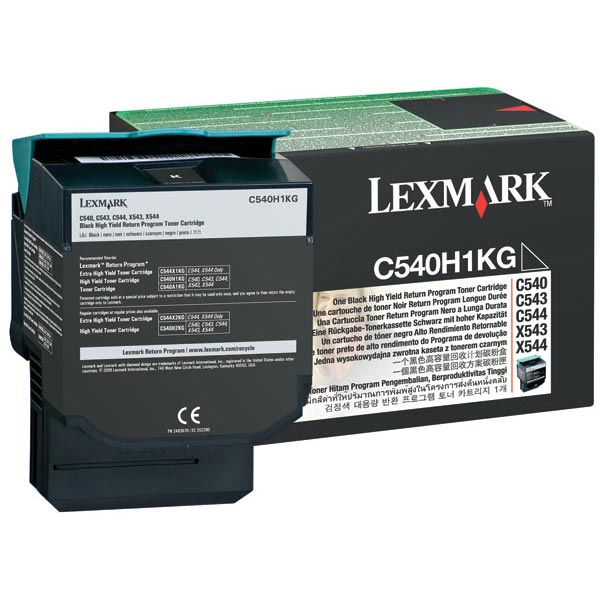 Lexmark C540H1KG OEM Black Toner