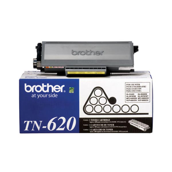 Brother TN-620 OEM Black Toner Cartridge