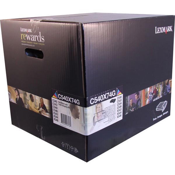 Lexmark C540X74G OEM Black / Color Imaging Kit