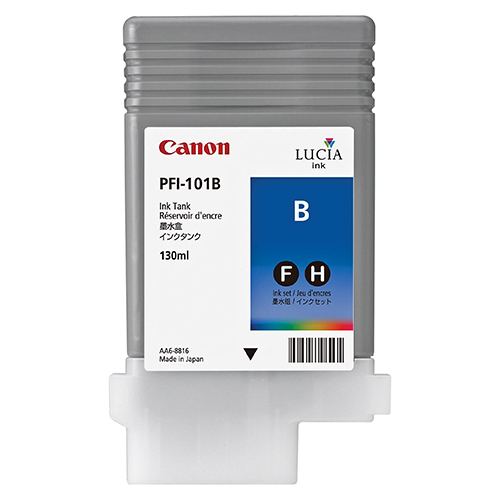 Canon 0891B001AA (PFI-101BL) OEM Blue Inkjet Cartridge