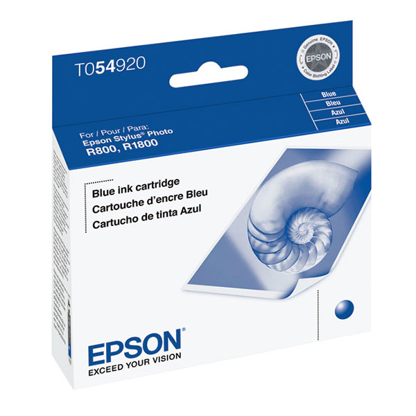 Epson T054920 (Epson 54) OEM Blue Inkjet Cartridge