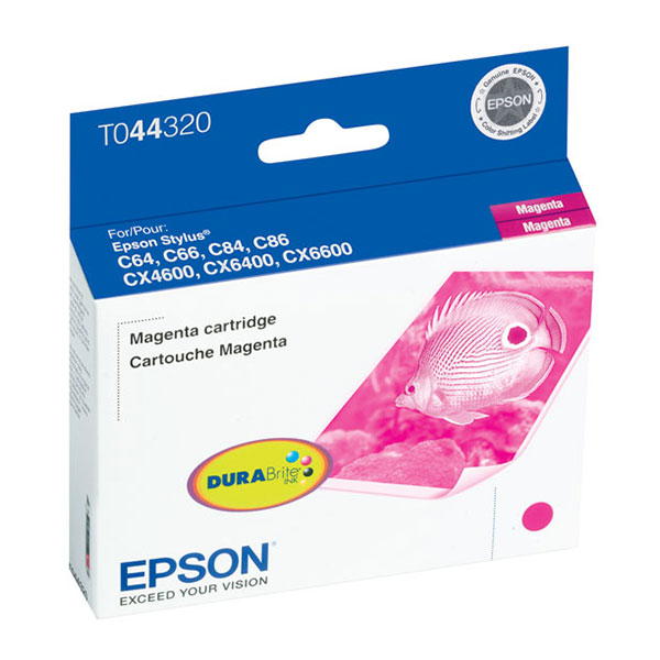 Epson T044320 (Epson 44) OEM Magenta Inkjet Cartridge