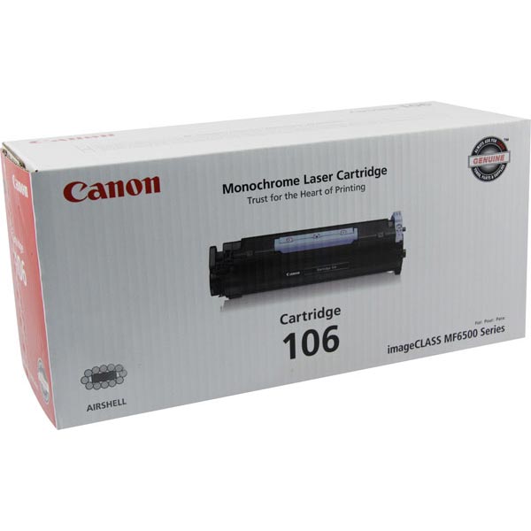 Canon 0264B001AA (Canon 106) OEM Black Toner Cartridge