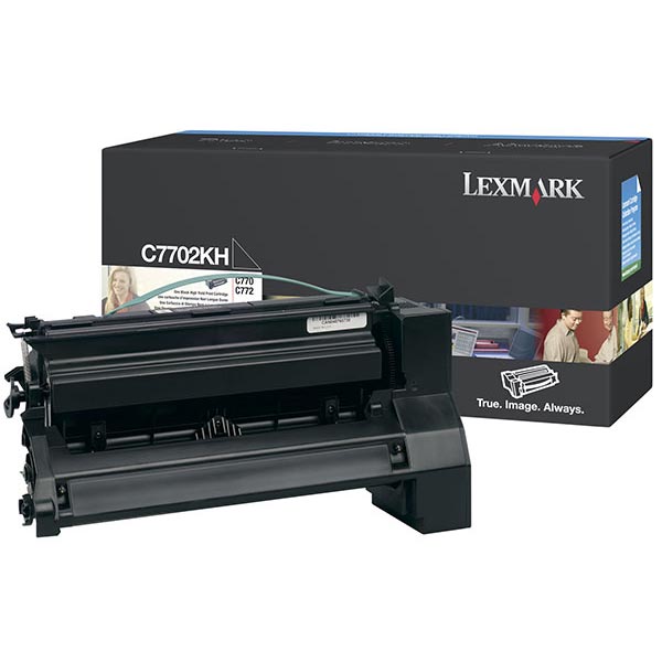 Lexmark C7702KH OEM High Yield Black Print Cartridge