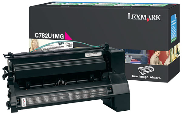 Lexmark C782U1MG OEM Extra High Yield Magenta Print Cartridge