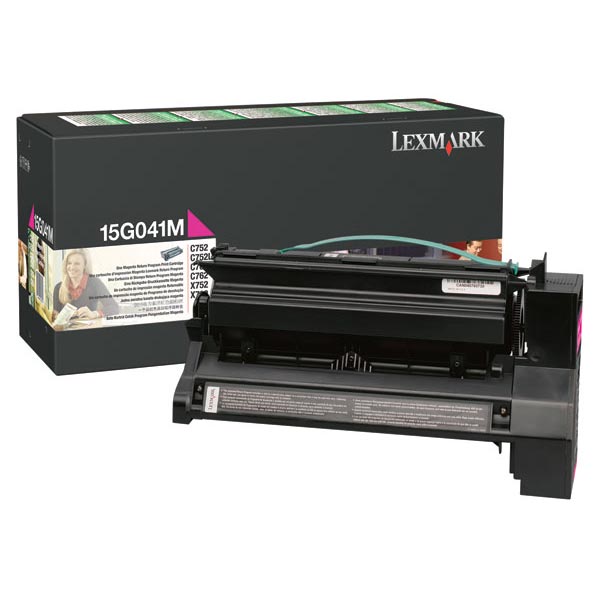 Lexmark 15G041M OEM Magenta Print Cartridge
