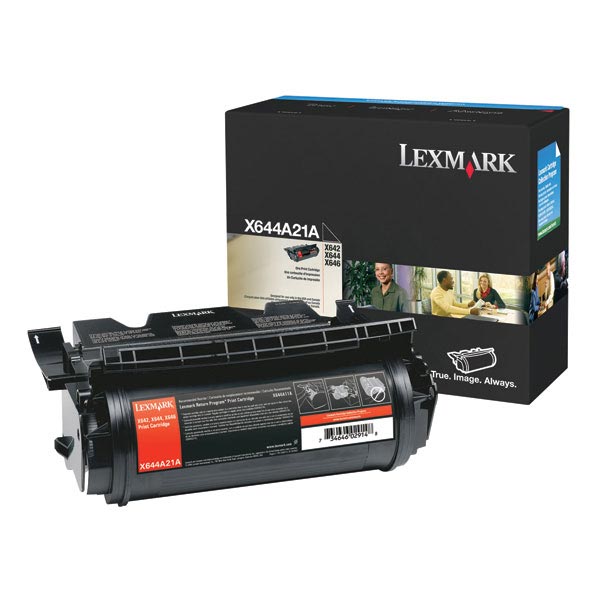 Lexmark X644A21A OEM Black Print Cartridge