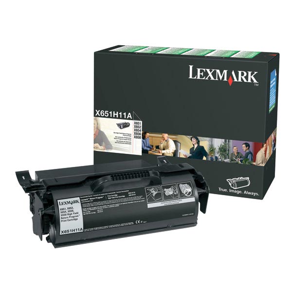 Lexmark X651H11A OEM High Yield Black Toner Cartridge