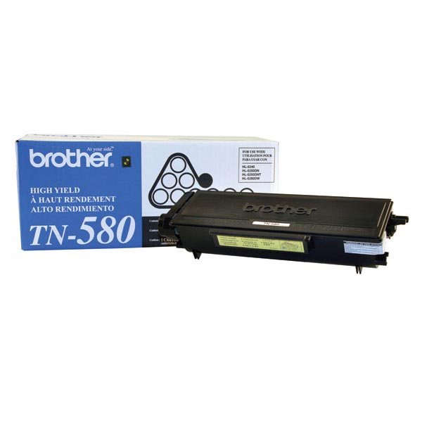 Brother TN-580 OEM Black Toner Cartridge