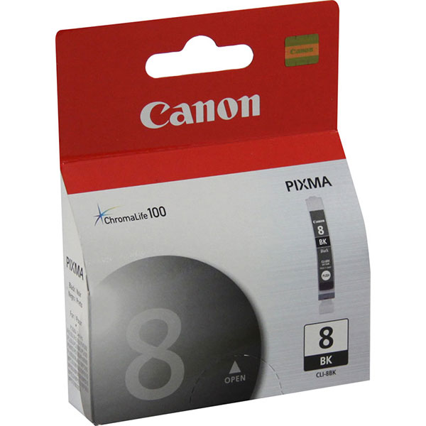 Canon 0620B002 (CLI-8B) OEM Black Inkjet Cartridge