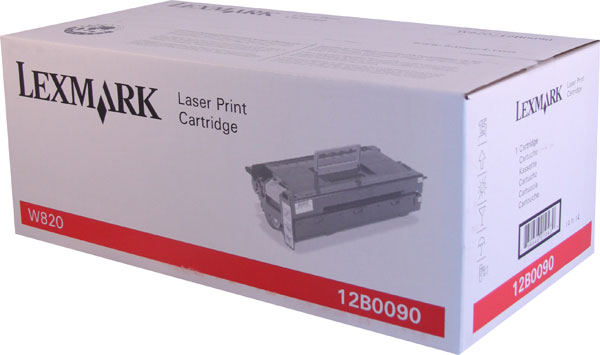 Lexmark 12B0090 OEM Black Toner Cartridge