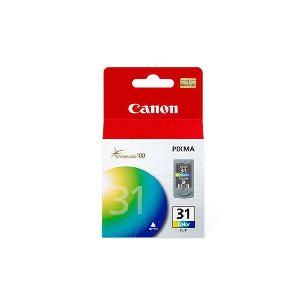 Canon 1900B002 (CL-31) OEM Tri-Color Inkjet Cartridge