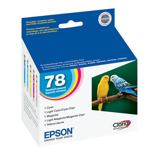 Epson T078920 (Epson 78) OEM Muti-Pack Inkjet Cartridge