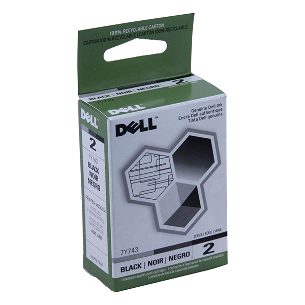 Dell 7Y743 (X0502) OEM Black Inkjet Cartridge