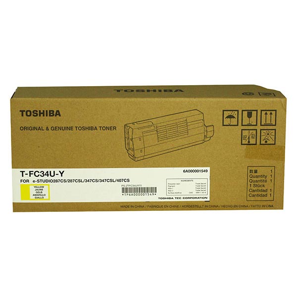 Toshiba TFC34UY OEM Yellow Toner Cartridge