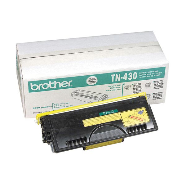 Brother TN-430 OEM Black Toner Cartridge