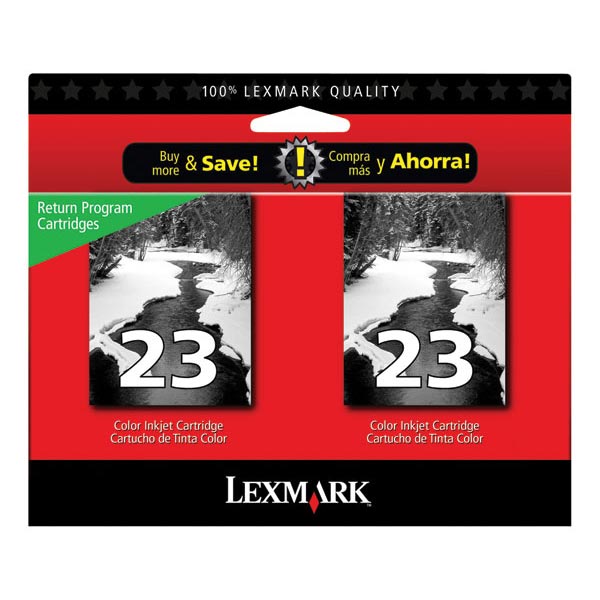 Lexmark 18C1523 (Lexmark #23) OEM Black Inkjet Cartridge