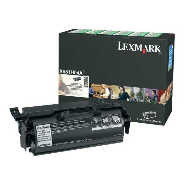 Lexmark X651H04A OEM Black Toner Printer Cartridge