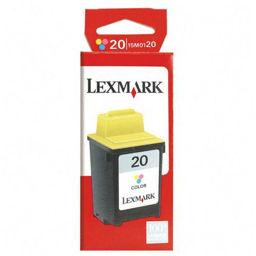 Lexmark 15M0120 (Lexmark #20) OEM Tri-Color Inkjet Cartridge