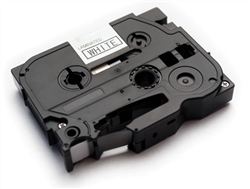 Premium TZe-221 (TZ-221) Compatible Brother Black Print on White Label Tape