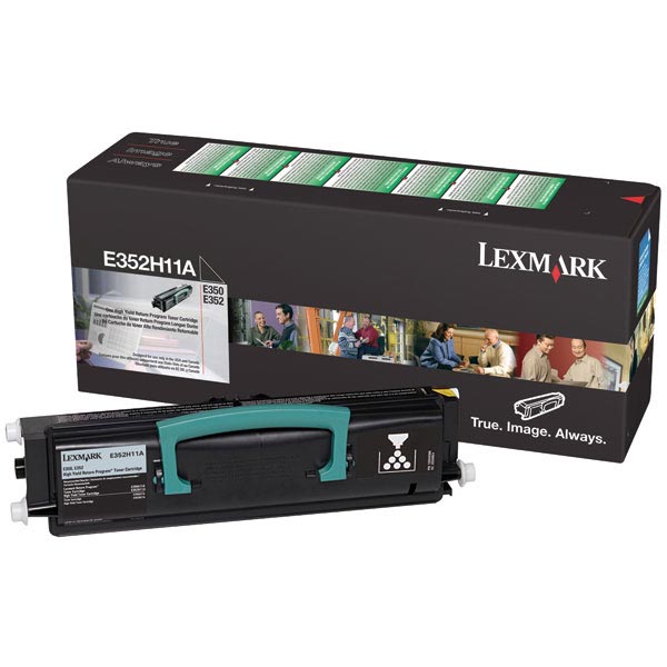 Lexmark E352H11A OEM Black Toner Cartridge