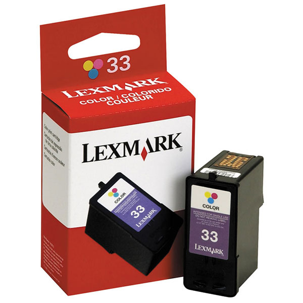 Lexmark 18C0033 (Lexmark #33) OEM Tri-Color Inkjet Cartridge