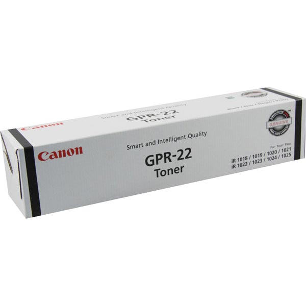 Canon 0386B003AA (GPR-22) OEM Black Copier Cartridge