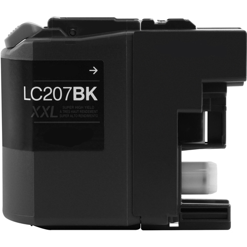 Premium LC-207Bk Compatible Brother Black Inkjet Cartridge