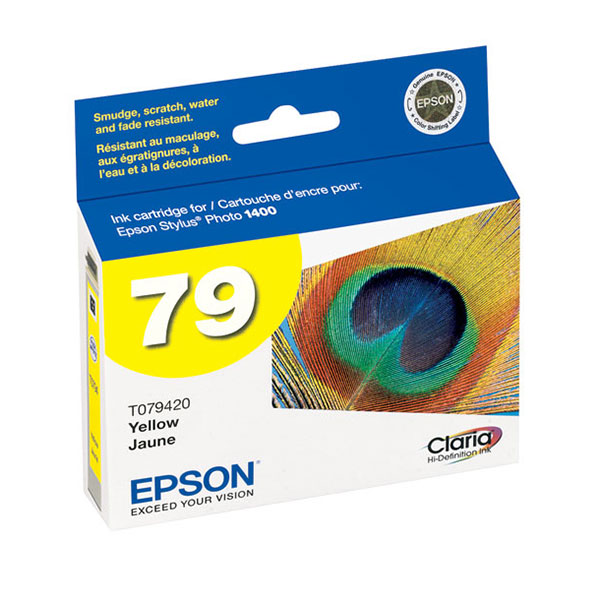 Epson T079420 (Epson 79) OEM Cyan Inkjet Cartridge