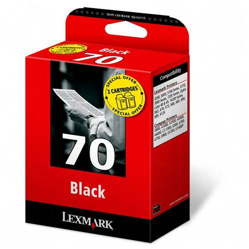 Lexmark 12A1970 (Lexmark #70) OEM Black Inkjet Cartridge