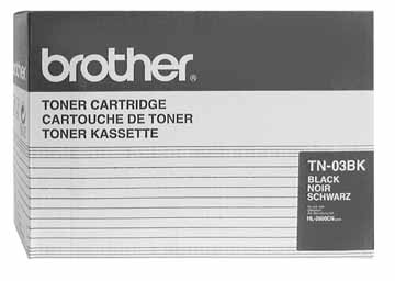 Brother TN-03BK OEM Black Toner Cartridge