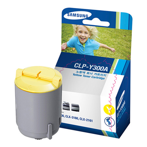 Samsung CLP-Y300A OEM Yellow Toner Cartridge