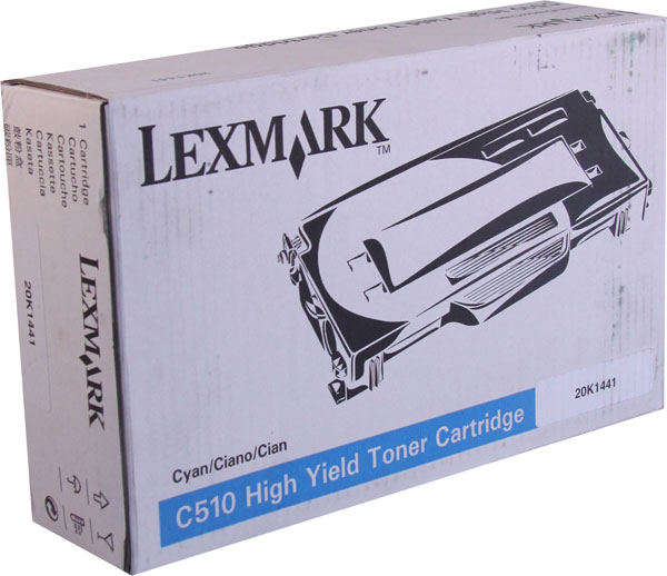Lexmark 20K1441 OEM High Yield Cyan Toner Printer Cartridge