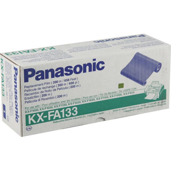 Panasonic KX-FA133 OEM Black Thermal Fax Roll
