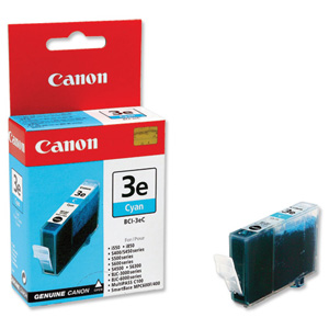 Canon 4480A003AA (BCI-3eC) OEM Cyan Inkjet Cartridge